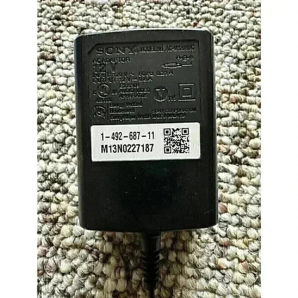 Sony AC-M13N0227 12V 1-492-687-11 AC Power Adapter for Sony - Picture 3 of 4
